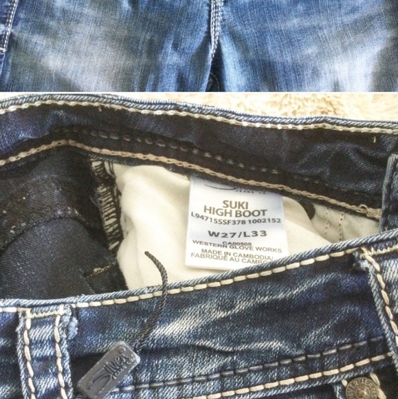 Silver Suki High Bootcut Jeans - Picture 3 of 8